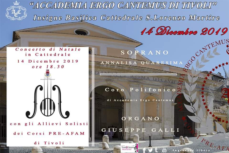 14 dicembre concerto di Natale