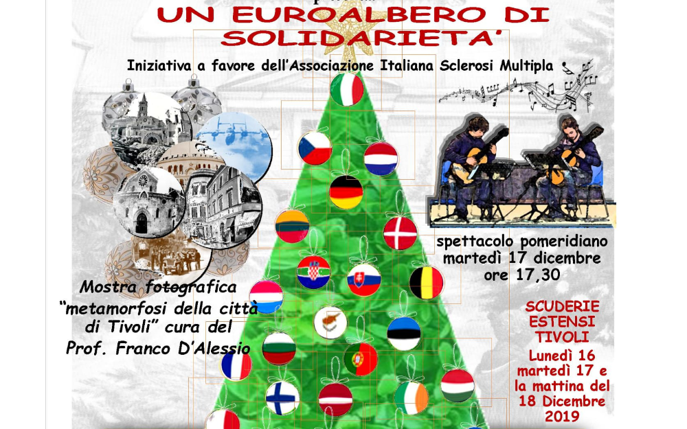 locandina evento solidarietà per la sclerosi multipla